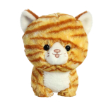 Teddy Pets punase triibulise kassi pl&uuml;&uuml;slelu, 17 cm