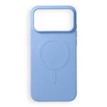 Case for iPhone 18 Pro Max / 17 Pro Max Silicone Mag Cover compatible with MagSafe (big hole) light blue