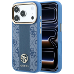 &Uuml;mbris mudelile IPHONE 18 Pro/17 Pro &uuml;hildub MagSafe'iga (Stripe Round and Classic Logos 4G) (v&auml;rv: sinine)