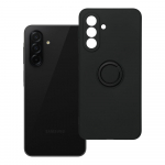Silikoninis RING dėklas telefonui SAMSUNG A26 5G juodas