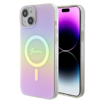 Guess GUHMP15MHITSP iPhone 15 Plus 6.7" roosa/roosa hardcase IML Iridescent MagSafe