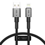 Tech-Protect Ultraboost DNA USB-A / Lightning kaabel 12W/2.4A 25 cm - hall