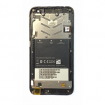 Ekranas skirtas HTC Desire 616 juodas su rėmeliu HQ