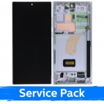 LCD Ekraan &uuml;hilduv Samsung S918 S23 Ultra raamiga / Sky Blue (Lime) / (Service Pack)