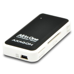 Axagon mini m&auml;lukaardilugeja 5 pesa USB2.0 0.1m CRE-X1
