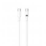 Havit CB6279 - USB Type C USB Type C laadimiskaabel, 1 m (valge)