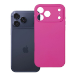 Kaitse&uuml;mbris seadmele iPhone 18 Pro Max / 17 Pro Max: Silicone 2 mm, kaamerakaitsega, v&auml;rv: roosa