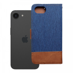 Dėklas telefonui JEANS Book skirtas iPhone 16e (SE 4 2025) - mėlynas