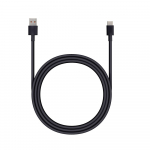 USB A į Type C 3.0 2A kabelis HD2 1 m juodas
