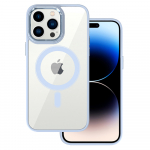 Tel Protect Magnetinis skaidrus dėklas telefonui Iphone 13 Pro Max &Scaron;viesiai mėlyna