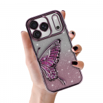Tel Protect Butterfly Water &Uuml;mbris jaoks Iphone 17 Pro roosa