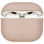 Uniq Lino Silicone AirPods 4 Case - Pink