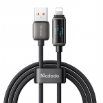 Mcdodo CA-5250 USB-A to Lightning kaabel, LED display, 1.2m