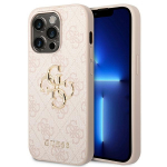Guess GUHCP14X4GMGPI iPhone 14 Pro Max 6.7" roosa/roosa k&otilde;vakott 4G Big Metal Logo