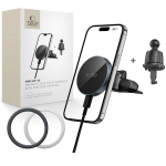 Tech-Protect mm15W-V5 Magnetic MagSafe Car Mount jaoks Air Vent/CD Slot - Must