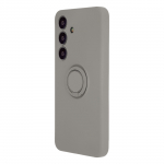 Pir&scaron;to žiedo dėklas, skirtas "Samsung Galaxy S23 FE", &scaron;viesiai pilkas