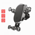 Crong Gravity Auto-Lock raskusj&otilde;ul t&ouml;&ouml;tav auto telefonihoidik 4.7&ndash;6.5" telefonidele, must