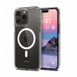 Crong Clear MAG Cover &uuml;mbris seadmele iPhone 14 Pro Max, MagSafe'iga &uuml;hilduv, l&auml;bipaistev
