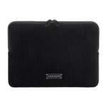 Tucano Velluto 2 neopreenist ja sametist s&uuml;learvuti&uuml;mbris 14-tollisele MacBook Prole (M5/M4/M3/M2/M1, 2026&ndash;2021) ja 13-tollistele s&uuml;learvutitele, must