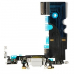 Krovimo lizdas skirtas iPhone SE2 2020 su lanksčiąja jungtimi / White / OEM