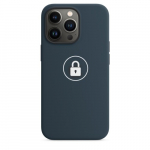 Dėklas "Silicone Case v2" skirtas iPhone 13 Pro / Abyss Blue / su įpakavimu