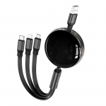 Kaabel 3in1 USB A - Lightnig / Micro USB / USB C Hoco 2A 1 m X78 must