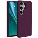 Etteri Silicone Mag &uuml;mbris Samsung Galaxy S25 Ultra jaoks, tume kirsipunane