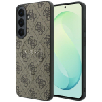Guess Embossed 4G Ring Classic Logo &uuml;mbris seadmele Samsung Galaxy S26 FE, MagSafe-&uuml;hilduv &ndash; pruun