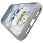 NIMMY case BIG EYED SILVER SHADED CAT for IPHONE 18 Pro/17 Pro grey