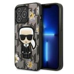 Karl Lagerfeld Flower Ikonik Karl &uuml;mbris jaoks iPhone 13 Pro / iPhone 13 - hall