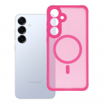 FULL MATTE MAG COVER &Uuml;mbris compatible with MagSafe jaoks SAMSUNG S25 Plus roosa