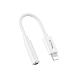 Yesido adapteris YAU44 Audio - Lightning į 3,5 mm jack - baltas