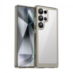 Outer Space &Uuml;mbris with Gel Frame jaoks Samsung Galaxy S25 Ultra - Clear must