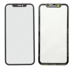 LCD stikliukas Apple iPhone 11 su rėmeliu ir OCA juodas V3