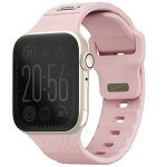 UNIQ dirželis Stride Apple Watch Series 1/2/3/4/5/6/7/8/9/SE/SE2 38/40/41mm FKM guminis rožinis