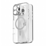 Moshi iGlaze MagSafe &uuml;mbris seadmele iPhone 16 Pro Max, Luna Silver v&auml;rvitoonis