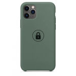 Dėklas "Silicone Case" skirtas iPhone 11 Pro / Pine Green / su įpakavimu