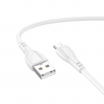 Borofone kaabel BX121 Energy - USB Micro USB - 2,4A 1 meeter valge