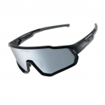 Rockbros SP383 polariseeritud peegel-lastele m&otilde;eldud jalgrattaprillid UV400 kaitsega - mustad