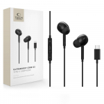 Tech-Protect Ultraboost Core G3 juhtmega k&otilde;rvaklapid USB-C pistikuga &ndash; must