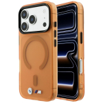 BMW M IML Frosted Metal Logo & Trims MagSafe &uuml;mbris mudelile iPhone 17 Pro Max / 18 Pro Max &ndash; oranž