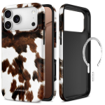 Tech-Protect Lamano MagSafe &uuml;mbris mudelitele iPhone 18 Pro Max / 17 Pro, pruun ja valge