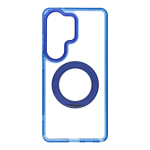 Case for Samsung S26 Ultra Frame Circle Stand compatible with MagSafe navy blue