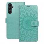 MEZZO knygos tipo dėklas telefonui SAMSUNG A05s su mandala, žalias