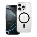 Drop Glue spalvingas žiedinis magnetinis dėklas telefonui, suderinamas su MagSafe, skirtas IPHONE 12 MINI, juodas