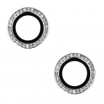 Grūdintas Stiklas Kietas Deimantas Kamerai (Lę&scaron;iui) Iphone 14/14 Plus/16e sidabrinis (lę&scaron;iai 2 vnt.)