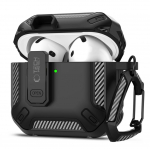 Tech-Protect Carbonox &Uuml;mbris jaoks AirPods 4 - must