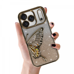 Tel Protect Butterfly Water &Uuml;mbris jaoks Iphone 17 Pro kuldne