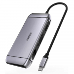 Choetech 9in1 multifunctional USB t&uuml;&uuml;p C HUB - 3x USB 3.2 Gen 1 / SD and TF m&auml;lukaart reader / HDMI 4K 30Hz / VGA T&auml;is HD 60Hz / USB t&uuml;&uuml;p C / RJ45 hall (HUB-M15 hall)
