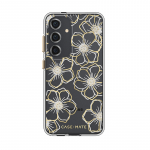 Case-Mate Floral Gems &uuml;mbris seadmele Samsung Galaxy S24, kuldne
